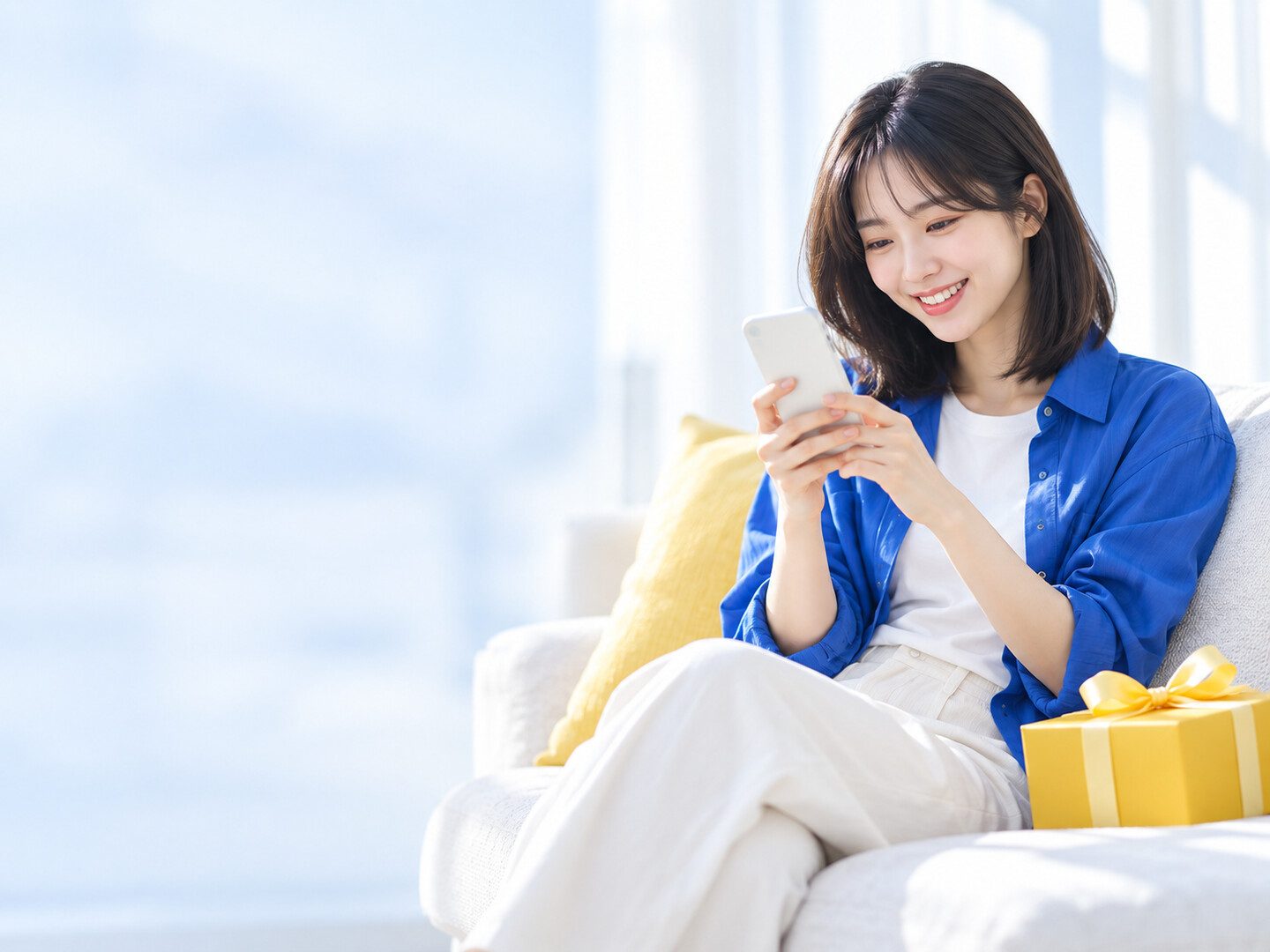 휴대폰 소액결제 한도를 확인하는 모습